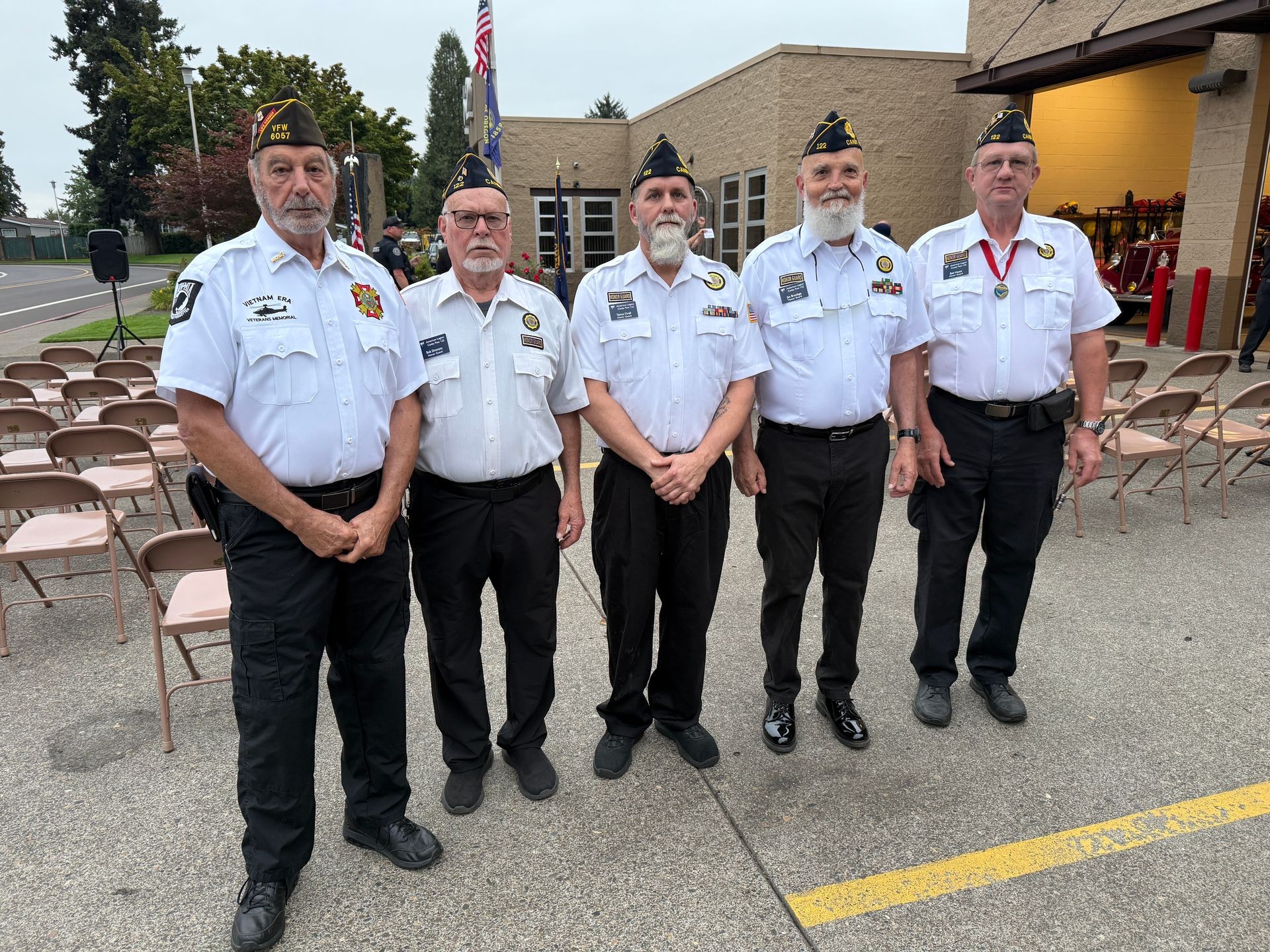 Supporting the 9/11 Ceremony at Canby Fire
